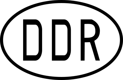 Bild von DDR-Kfz-Kennzeichen